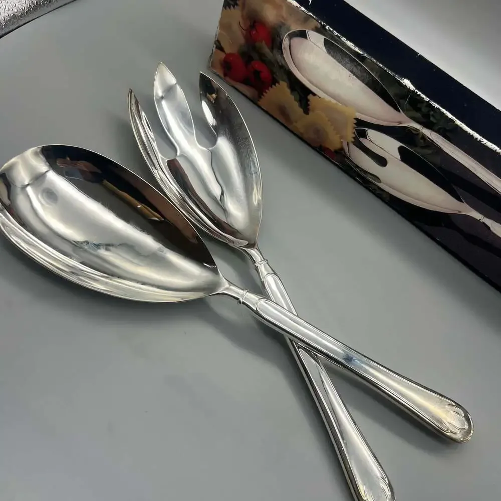 STUDIO NOVA Silver-Plated Salad Serving Set